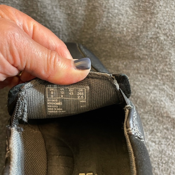 Clarks Collection Soft Cushion with Ortholite black men’s shoes Sz 10M like new! - Picture 9 of 9